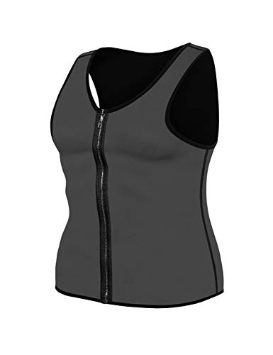 LaLaAreal Faja Reductora Adelgazante Hombre Neopreno Camiseta Reductora Compresion de Sauna Deportivo