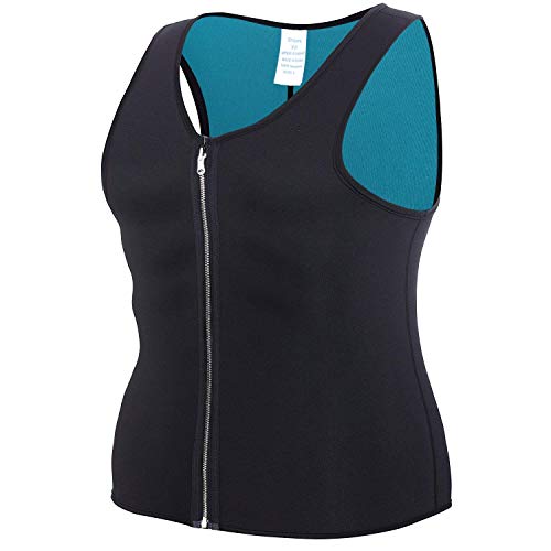 LaLaAreal Faja Reductora Adelgazante Hombre Neopreno Camiseta Reductora Compresion de Sauna Deportivo