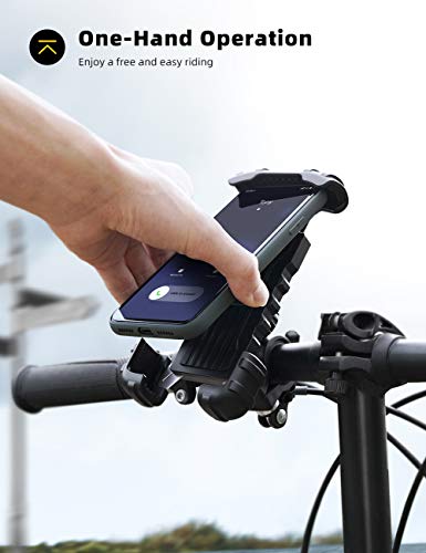 Lamicall Soporte Movil Bicicleta, Soporte Motocicleta - Rotación 360° Soporte Manillar para iPhone 12 Mini, 12 Pro Max, 11 Pro, XS Max, XR, X, 8, 7, 6S, Samsung S10 S9 S8, Huawei, 4.7-6.8" Smartphones Lamicall Soporte Movil Bicicleta, Soporte Motocicleta - Rotación 360° Soporte Manillar para iPhone 12 Mini, 12 Pro Max, 11 Pro, XS Max, XR, X, 8, 7, 6S, Samsung S10 S9 S8, Huawei, 4.7-6.8" Smartphones