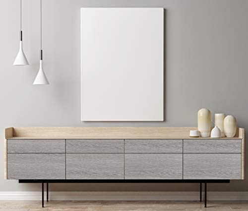 Lámina adhesiva Madera de pino gris, lámina decorativa, lámina para muebles, lámina autoadhesiva, aspecto madera natural, 45 cm x 3 m, grosor: 0,095 mm, Venilia 53159