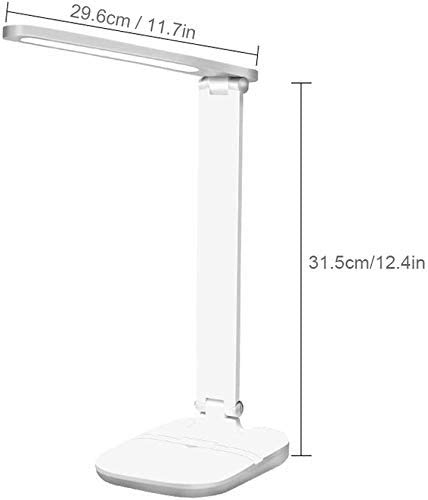 Lámpara de Escritorio LED,Lámparas de Mesa USB Recargable,Cuidado a Ojos Desk Lamp 3 Modos,Lámpara de Libro Control Táctil para Leer,Estudiar,Oficina