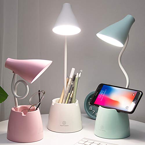 Lampara escritorio, Flexo LED Escritorio con 3 Modos de Iluminación y 10 Niveles de Brillo, Rotación Regulable de 360 ° Para Leer, Estudiar, Trabajar (Verde) Lampara escritorio, Flexo LED Escritorio con 3 Modos de Iluminación y 10 Niveles de Brillo, Rotación Regulable de 360 ° Para Leer, Estudiar, Trabajar (Verde)