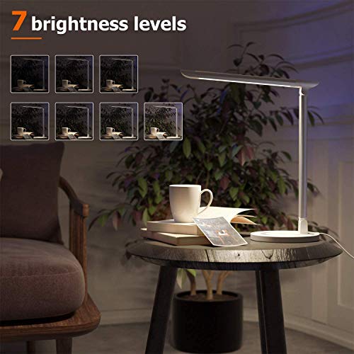 Lámpara Escritorio LED TaoTronics Flexo Escritorio 12W Regulable (Cuidado a Ojos, 7 Niveles de Brillo x 5 Modos, Puerto USB 5V/ 1A Función Memoria Control Táctil Ángulo Ajustable Bajo Consumo Energía) Lámpara Escritorio LED TaoTronics Flexo Escritorio 12W Regulable (Cuidado a Ojos, 7 Niveles de Brillo x 5 Modos, Puerto USB 5V/ 1A Función Memoria Control Táctil Ángulo Ajustable Bajo Consumo Energía)