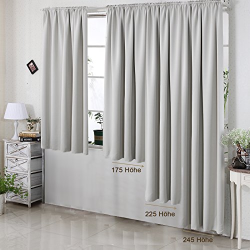 Laneetal Barra Cortina Doble Cara Grueso Suaves Evitar Rayos UV la Luz Proteccion Privacidad con Ojales para Salon Cocina Habitacion 2 Piezas 135x175cm Color Zarzamora Laneetal Barra Cortina Doble Cara Grueso Suaves Evitar Rayos UV la Luz Proteccion Privacidad con Ojales para Salon Cocina Habitacion 2 Piezas 135x175cm Color Zarzamora