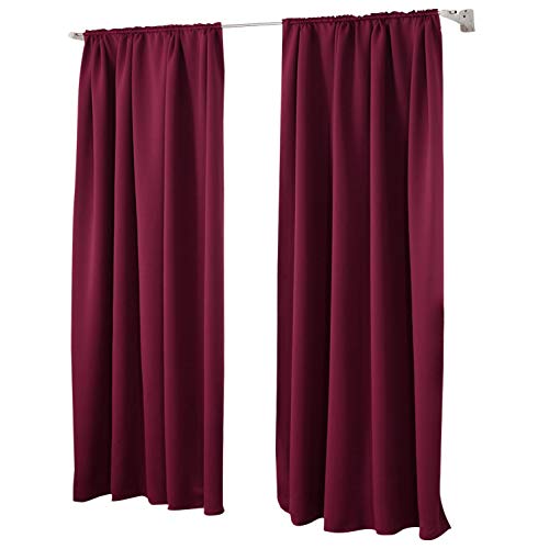 Laneetal Barra Cortina Doble Cara Grueso Suaves Evitar Rayos UV la Luz Proteccion Privacidad con Ojales para Salon Cocina Habitacion 2 Piezas 135x175cm Color Zarzamora Laneetal Barra Cortina Doble Cara Grueso Suaves Evitar Rayos UV la Luz Proteccion Privacidad con Ojales para Salon Cocina Habitacion 2 Piezas 135x175cm Color Zarzamora