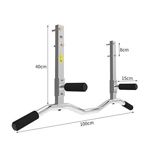 LANFENG Barra De Tracción-Up, Pull-Ups, Montado En La Pared Barra Horizontal, Interior Casa, Viga Transversal, La Superficie De Viga Lateral, La Instalación Perforada, Acero Inoxidable,B