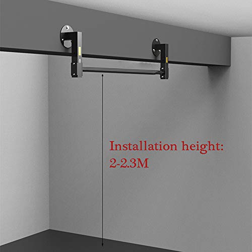 LANFENG Pull-Up Bar, Barra Horizontal Pull-Up, Viga Transversal De Pasillo Único Bar, Puerta Barra Horizontal Pared De Marco, Fuerte De Soporte De Carga,Steel