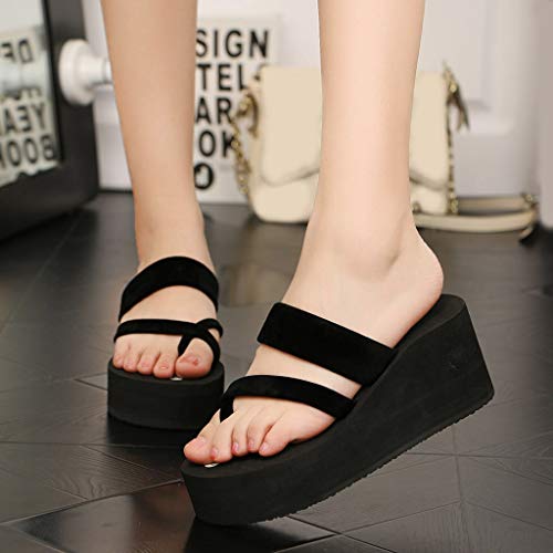 LANSKIRT Sandalias Cuña para Mujer Verano, Zapatillas Playa Zapato Sandalias Antideslizantes Sandalias Planas LANSKIRT Sandalias Cuña para Mujer Verano, Zapatillas Playa Zapato Sandalias Antideslizantes Sandalias Planas