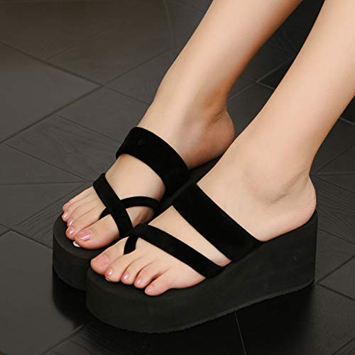 LANSKIRT Sandalias Cuña para Mujer Verano, Zapatillas Playa Zapato Sandalias Antideslizantes Sandalias Planas LANSKIRT Sandalias Cuña para Mujer Verano, Zapatillas Playa Zapato Sandalias Antideslizantes Sandalias Planas