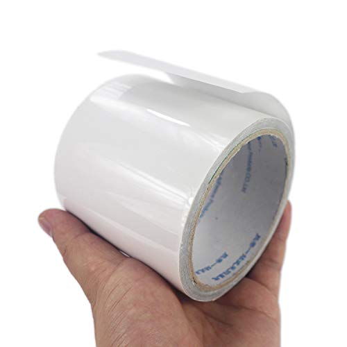 LANUCN Cinta de reparación de Carpa Cinta Adhesiva Transparente Resistente de 5 m para Carpas/toldos/glorietas/paños Recubiertos de PVC (8cm x 5m)