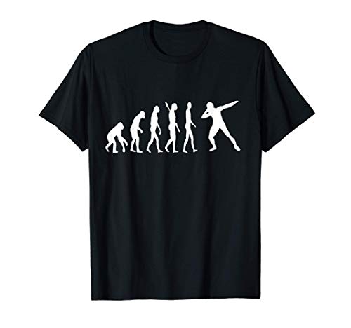 Lanzamiento de peso Evolución Atletismo Atletas Lanzador Camiseta