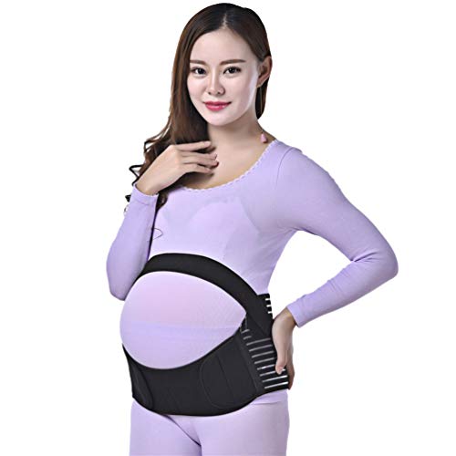 LaoZan Cinturón de Maternidad Apoyo el Embarazo Banda Correa Ajustable Abdominal Sujeción Embarazo Suave y Transpirable (Negro#1,Asia XL) LaoZan Cinturón de Maternidad Apoyo el Embarazo Banda Correa Ajustable Abdominal Sujeción Embarazo Suave y Transpirable (Negro#1,Asia XL)