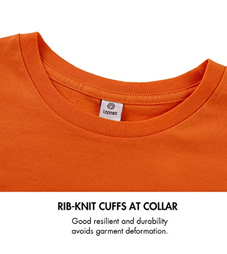 LAPASA Pack de 4 Camiseta para Niño o Niña Unisex de Manga Corta Algodón K01 (10-11 Años (Largo 54 cm, Pecho 42 cm), Energetic Colors (Naranja, Amarillo Oscuro, Verde Oscuro, Azul Oscuro)) LAPASA Pack de 4 Camiseta para Niño o Niña Unisex de Manga Corta Algodón K01 (10-11 Años (Largo 54 cm, Pecho 42 cm), Energetic Colors (Naranja, Amarillo Oscuro, Verde Oscuro, Azul Oscuro))