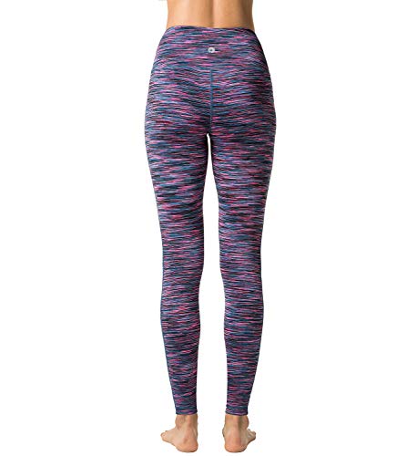 LAPASA Pantalón Deportivo de Mujer, Malla para Running, Yoga y Ejercicio. L01 (7.Authentic Purple, L/40-41 (Cintura 76-86, Pernera 66.5 cm))