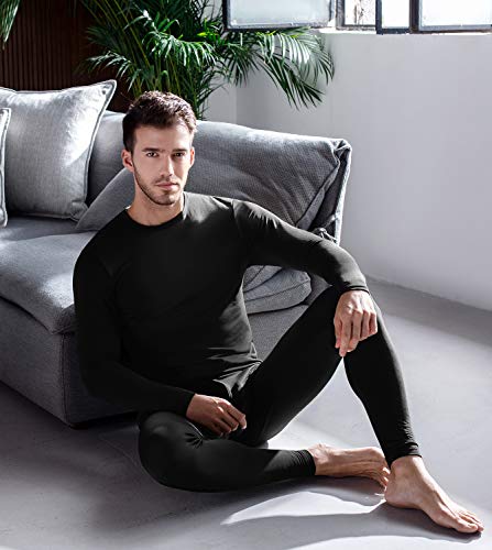 LAPASA Set de Ropa Térmica para Hombre. -Brushed Back Fabric Technique- M11/M57 (L, M11-LIGERO: Negro) LAPASA Set de Ropa Térmica para Hombre. -Brushed Back Fabric Technique- M11/M57 (L, M11-LIGERO: Negro)
