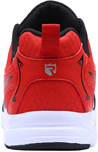 LARNMERN Zapatillas de Seguridad Hombres LM180105 SB Zapatos de Trabajo con Punta de Acero Ultra Liviano Suave y cómodo Transpirable(43 EU,Rojo)