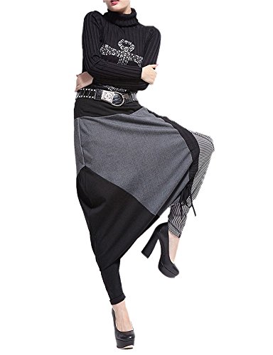 LATH.PIN Pantalones Mujer de Harén Moda Danza Harem Pantalón Boho Hippie Hip-Hop Pants