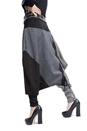 LATH.PIN Pantalones Mujer de Harén Moda Danza Harem Pantalón Boho Hippie Hip-Hop Pants LATH.PIN Pantalones Mujer de Harén Moda Danza Harem Pantalón Boho Hippie Hip-Hop Pants