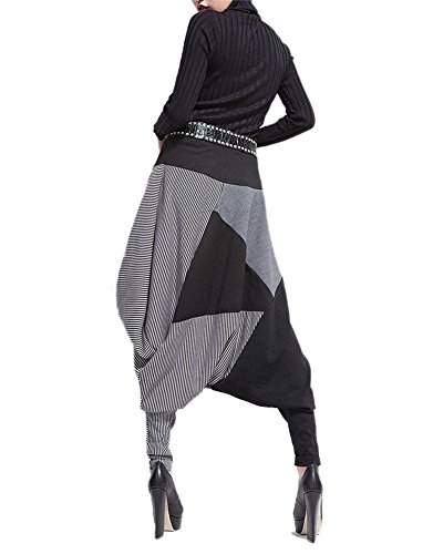 LATH.PIN Pantalones Mujer de Harén Moda Danza Harem Pantalón Boho Hippie Hip-Hop Pants LATH.PIN Pantalones Mujer de Harén Moda Danza Harem Pantalón Boho Hippie Hip-Hop Pants