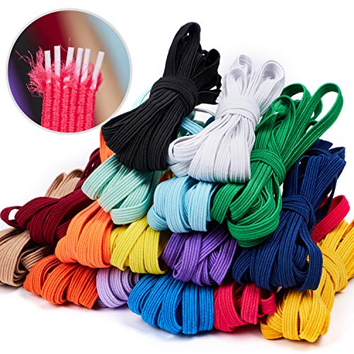 Latocos 16 Piezas Cordón Elástico Colorido 6mm Cintas Elásticas Plano Goma Elastica Bandas Cuerda para Costura Diy Manualidades Ropa Latocos 16 Piezas Cordón Elástico Colorido 6mm Cintas Elásticas Plano Goma Elastica Bandas Cuerda para Costura Diy Manualidades Ropa