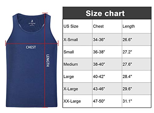 Lavenicole 3 unidades de camisetas para hombre, ajuste seco, muscular, culturismo, fitness - Multi color - Large