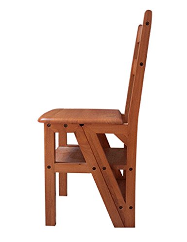 LAXF- Sillas Escalera Plegable Madera Silla Plegable de Madera de Las escaleras Silla casera de múltiples Funciones del Paso de los Muebles 4 Pasos LAXF- Sillas Escalera Plegable Madera Silla Plegable de Madera de Las escaleras Silla casera de múltiples Funciones del Paso de los Muebles 4 Pasos