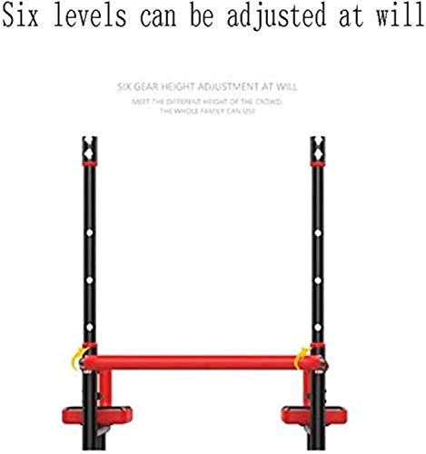 LAZNG Torre de energía Cuerpo de Entrenamiento de construcción Aparatos for hacer ejercicio Power Tower, Pull Up Dip Dip Bares estación Multigym alimentación del bastidor multifuncional ajustable empu