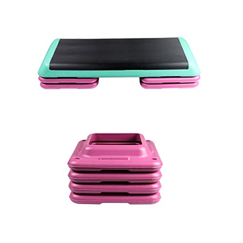 LAZYZ Step de Aeróbic, 3 Niveles De Altura Ajustable Plataformas De Paso Aptitud Yoga Banco con Mancuernas Bloque Extraíble Pedal Grande (Color : Rojo) LAZYZ Step de Aeróbic, 3 Niveles De Altura Ajustable Plataformas De Paso Aptitud Yoga Banco con Mancuernas Bloque Extraíble Pedal Grande (Color : Rojo)