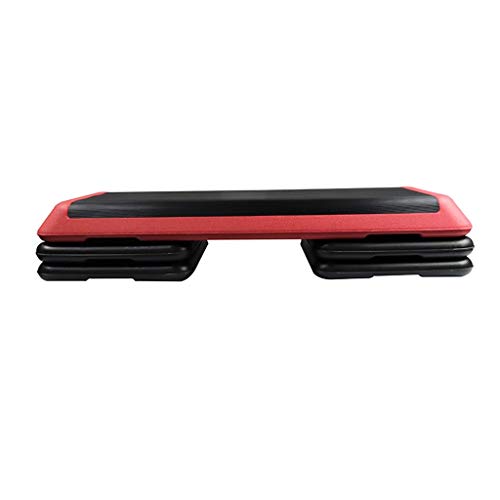 LAZYZ Step de Aeróbic, 3 Niveles De Altura Ajustable Plataformas De Paso Aptitud Yoga Banco con Mancuernas Bloque Extraíble Pedal Grande (Color : Rojo) LAZYZ Step de Aeróbic, 3 Niveles De Altura Ajustable Plataformas De Paso Aptitud Yoga Banco con Mancuernas Bloque Extraíble Pedal Grande (Color : Rojo)