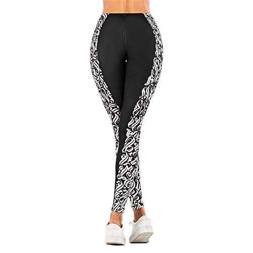 LBBL Leggings y medias deportivas Graffiti Border Sexy Legging Cintura Alta, Anti Celulitis Delgado Elasticidad Push Up Fitness Gym Leggings Mujer Pantalones Leggings Apilados Pantalones de yoga de in