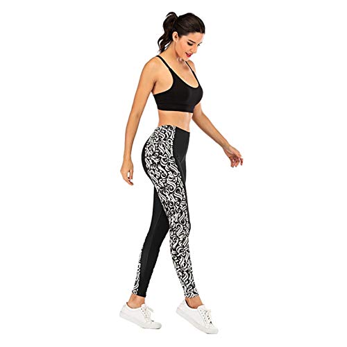 LBBL Leggings y medias deportivas Graffiti Border Sexy Legging Cintura Alta, Anti Celulitis Delgado Elasticidad Push Up Fitness Gym Leggings Mujer Pantalones Leggings Apilados Pantalones de yoga de in