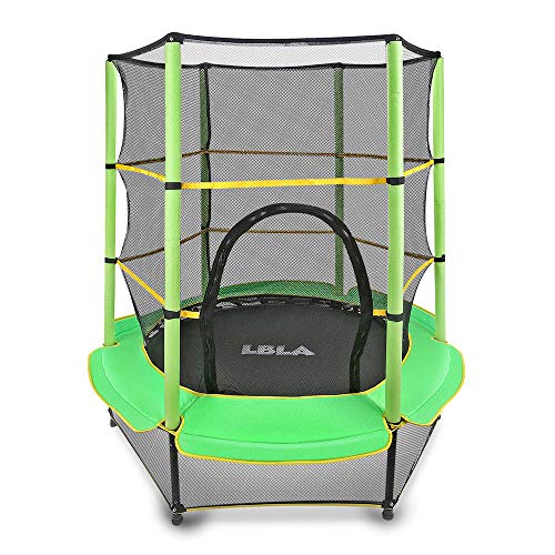 LBLA Trampolín para Niños ø 140 cm Interior/Exterior Cama Elástica Redonda con Recinto Red de Seguridad Trampolín de Jardín Ejercicio Fitness Jump para Infantil Chico Chica 3456 años LBLA Trampolín para Niños ø 140 cm Interior/Exterior Cama Elástica Redonda con Recinto Red de Seguridad Trampolín de Jardín Ejercicio Fitness Jump para Infantil Chico Chica 3456 años