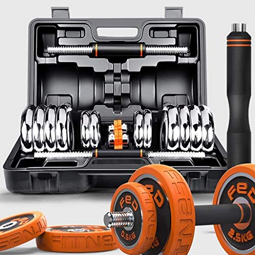 LCNING Pesas Mancuernas Set 33 Libras / 15 kg Aptitud Barra con Desmontaje de Equipo del Ejercicio de Entrenamiento en casa Herramientas de Trabajo Fuera (Color : 15kg) LCNING Pesas Mancuernas Set 33 Libras / 15 kg Aptitud Barra con Desmontaje de Equipo del Ejercicio de Entrenamiento en casa Herramientas de Trabajo Fuera (Color : 15kg)