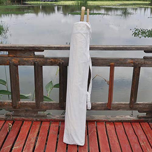 LCYXM Sombrilla De Jardín De Bambú De 2M,Sombrilla De Patio A Prueba De Lluvia,Anti-Ultravioleta, Sombrilla De Playa Al Aire Libre, Productos Hechos A Mano,Sombrilla Decorativa De Lona-36 Costillas