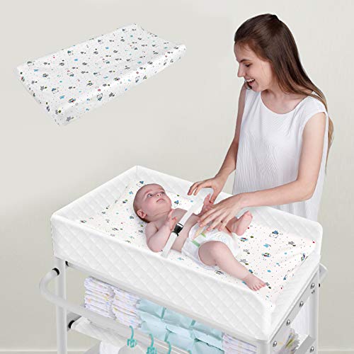 LEADSTAR Fundas para Cambiadores de Bebés, 2 Piezas Fundas para Colchoneta Cambiador de Pañales Elásticas Sábana Minicuna para Colchón Capazo Carro Cochecito de Bebé para Niños y Niñas, 80x40x10cm LEADSTAR Fundas para Cambiadores de Bebés, 2 Piezas Fundas para Colchoneta Cambiador de Pañales Elásticas Sábana Minicuna para Colchón Capazo Carro Cochecito de Bebé para Niños y Niñas, 80x40x10cm