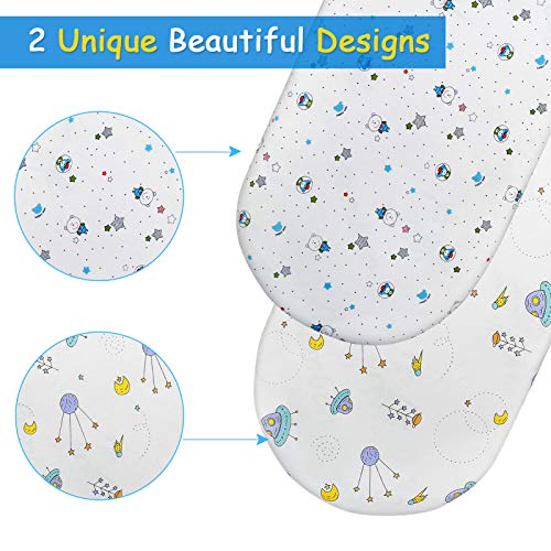 LEADSTAR Fundas para Cambiadores de Bebés, 2 Piezas Fundas para Colchoneta Cambiador de Pañales Elásticas Sábana Minicuna para Colchón Capazo Carro Cochecito de Bebé para Niños y Niñas, 80x40x10cm LEADSTAR Fundas para Cambiadores de Bebés, 2 Piezas Fundas para Colchoneta Cambiador de Pañales Elásticas Sábana Minicuna para Colchón Capazo Carro Cochecito de Bebé para Niños y Niñas, 80x40x10cm