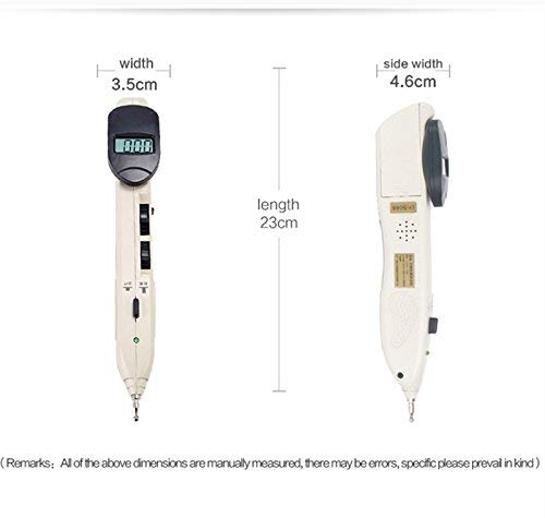 Leawell Pointer Fisioterapia LY-508B Acupuntura Electrónico, Acupuntura Masaje Pen, CE aprobado Pluma Electrica Acupuntura,Recargable, La Estimulación Eléctrica Alivia El Dolor (508B)