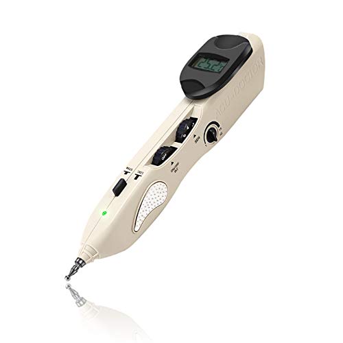 Leawell Pointer Fisioterapia LY-508B Acupuntura Electrónico, Acupuntura Masaje Pen, CE aprobado Pluma Electrica Acupuntura,Recargable, La Estimulación Eléctrica Alivia El Dolor (508B)