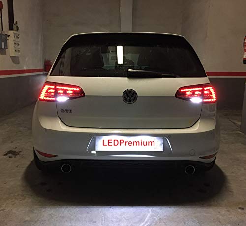 LEDPremium 2x LUCES DE MATRICULA LED REEMPLAZO GOLF 4 5 6 7 IV V VI VII CANBUS