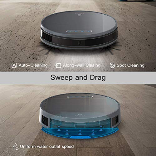 LEFANT Robot Aspirador y Fregasuelos y 3 Horas de autonomía 4500MAH WiFi con 2200 Pa,aplicación doméstica Alexa/Google/Control Remoto Ideal Podrías Cambiar lo de alfombras Cortas de Animales M571 LEFANT Robot Aspirador y Fregasuelos y 3 Horas de autonomía 4500MAH WiFi con 2200 Pa,aplicación doméstica Alexa/Google/Control Remoto Ideal Podrías Cambiar lo de alfombras Cortas de Animales M571