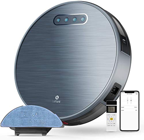 LEFANT Robot Aspirador y Fregasuelos y 3 Horas de autonomía 4500MAH WiFi con 2200 Pa,aplicación doméstica Alexa/Google/Control Remoto Ideal Podrías Cambiar lo de alfombras Cortas de Animales M571 LEFANT Robot Aspirador y Fregasuelos y 3 Horas de autonomía 4500MAH WiFi con 2200 Pa,aplicación doméstica Alexa/Google/Control Remoto Ideal Podrías Cambiar lo de alfombras Cortas de Animales M571
