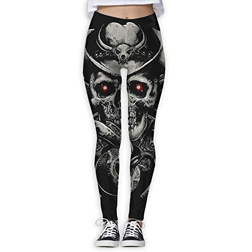 Leggings de Entrenamiento Deportivo con pantalón de Yoga Cowboy Skeleton Snakes Provide Women with High-Waisted, Leggings de Yoga para Gimnasio Ultra Suaves y livianos