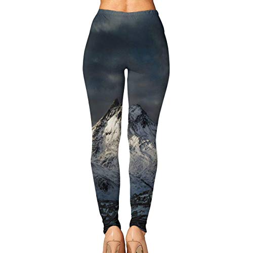 Leggings de Entrenamiento Deportivo con pantalón de Yoga Winter Snow Mountain Provide Women with High-Waisted, Leggings de Yoga para Gimnasio Ultra Suaves y livianos