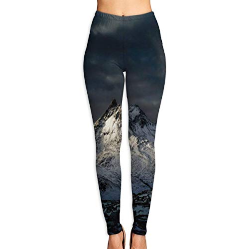 Leggings de Entrenamiento Deportivo con pantalón de Yoga Winter Snow Mountain Provide Women with High-Waisted, Leggings de Yoga para Gimnasio Ultra Suaves y livianos