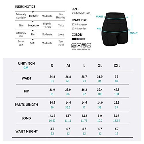 Leggings de yoga para mujer, talle alto, bolsillos para efecto faja, pantalones de entrenamiento, pantalones informales, Mujer, Pantaloni cropped, azul marino, extra-small