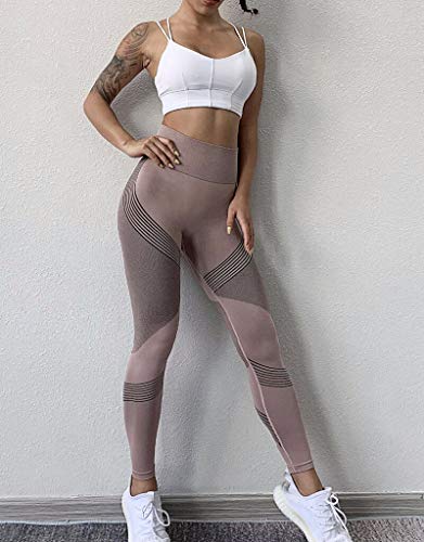 Leggings Leggings Sin Costuras De Cintura Alta Leggins Push Up Deporte Mujeres Fitness Running Pantalones De Yoga Leggings Sin Costuras De Energía Gym Leggins para Niñas