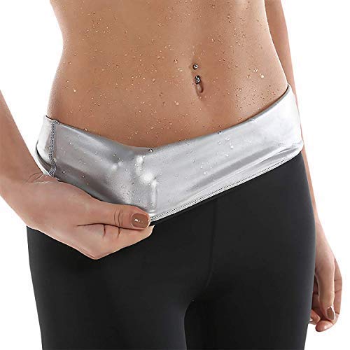 Leggins de Sudoracion Adelgazantes Mujer Fitness NANOTECNOLOGÍA, Leggins Anticeluliticos Push Up Cintura Alta, Mallas Reductoras, Pantalones Compresion Termicos Sauna, Deporte Yoga Running (M,Black)