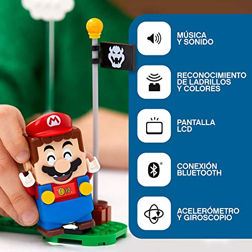 LEGO 71360 Super Mario Pack Inicial: Aventuras con Mario, Juguete Interactivo con Figura y Juego de Construcción