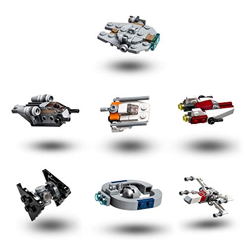 LEGO 75279 Star Wars Calendario de Adviento Navidad 2020, Miniset de Contrucción con Naves Estelares y Personajes Icónicos