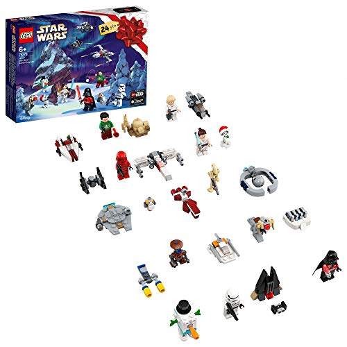 LEGO 75279 Star Wars Calendario de Adviento Navidad 2020, Miniset de Contrucción con Naves Estelares y Personajes Icónicos